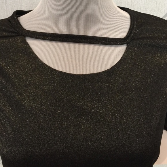 NWT Gaze USA metallic bronze tee size small - Picture 5 of 5
